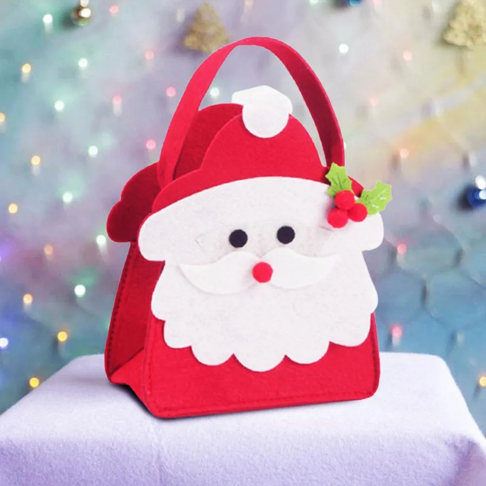 Christmas Santa Gift Bag Candy Bag Holiday Decorations Package
