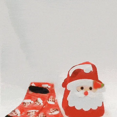 Christmas Santa Gift Bag Candy Bag Holiday Decorations Package