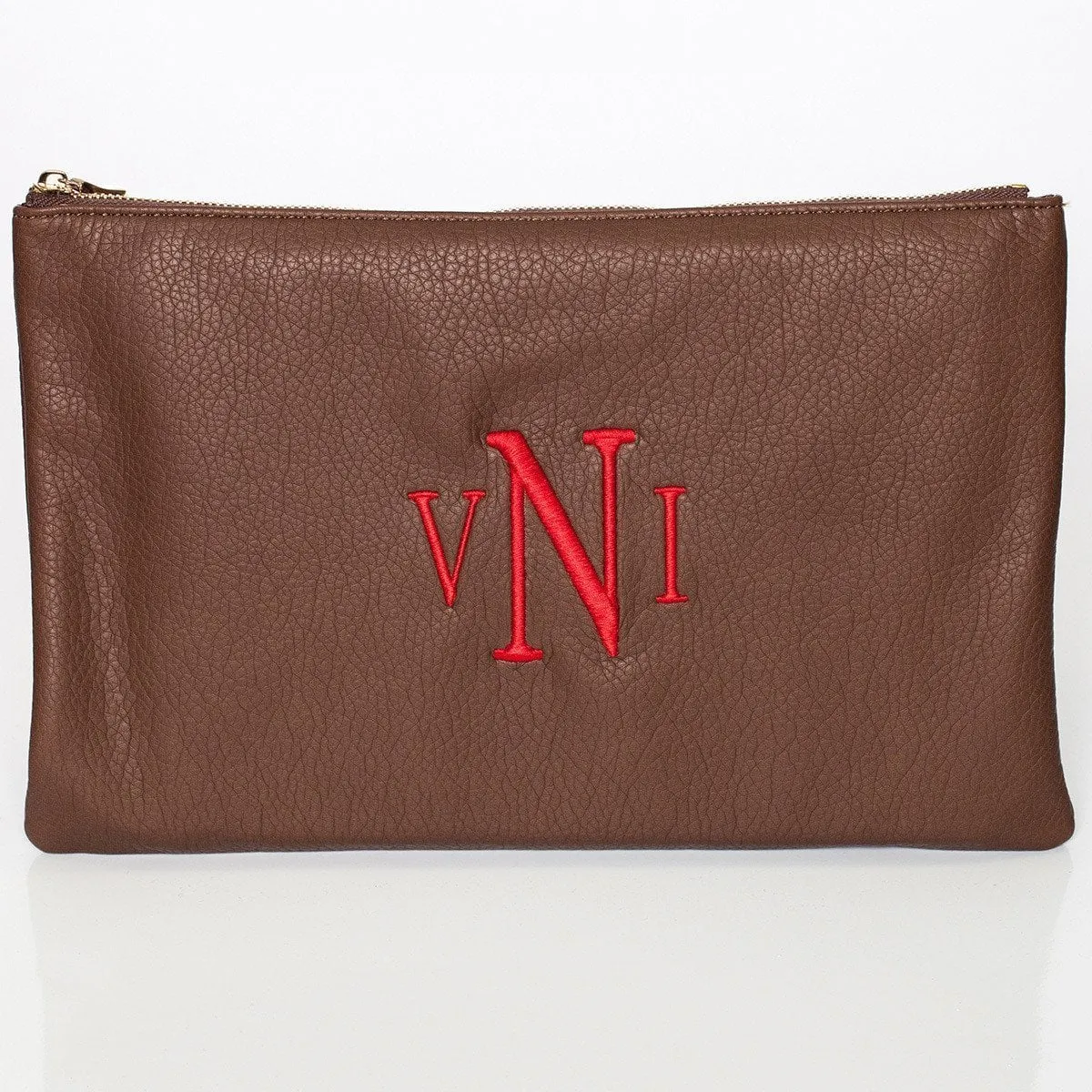 Cobalt Monogrammed Personalized Clutch