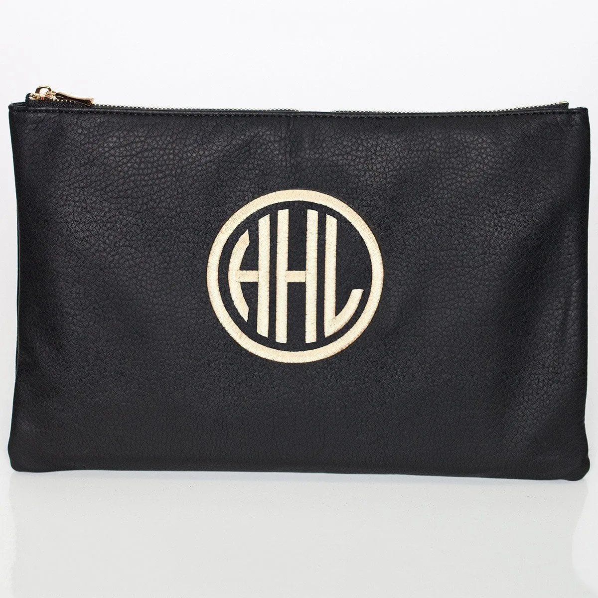 Cobalt Monogrammed Personalized Clutch