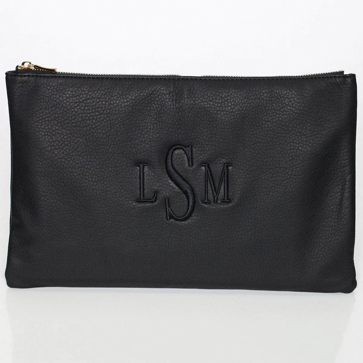 Cobalt Monogrammed Personalized Clutch