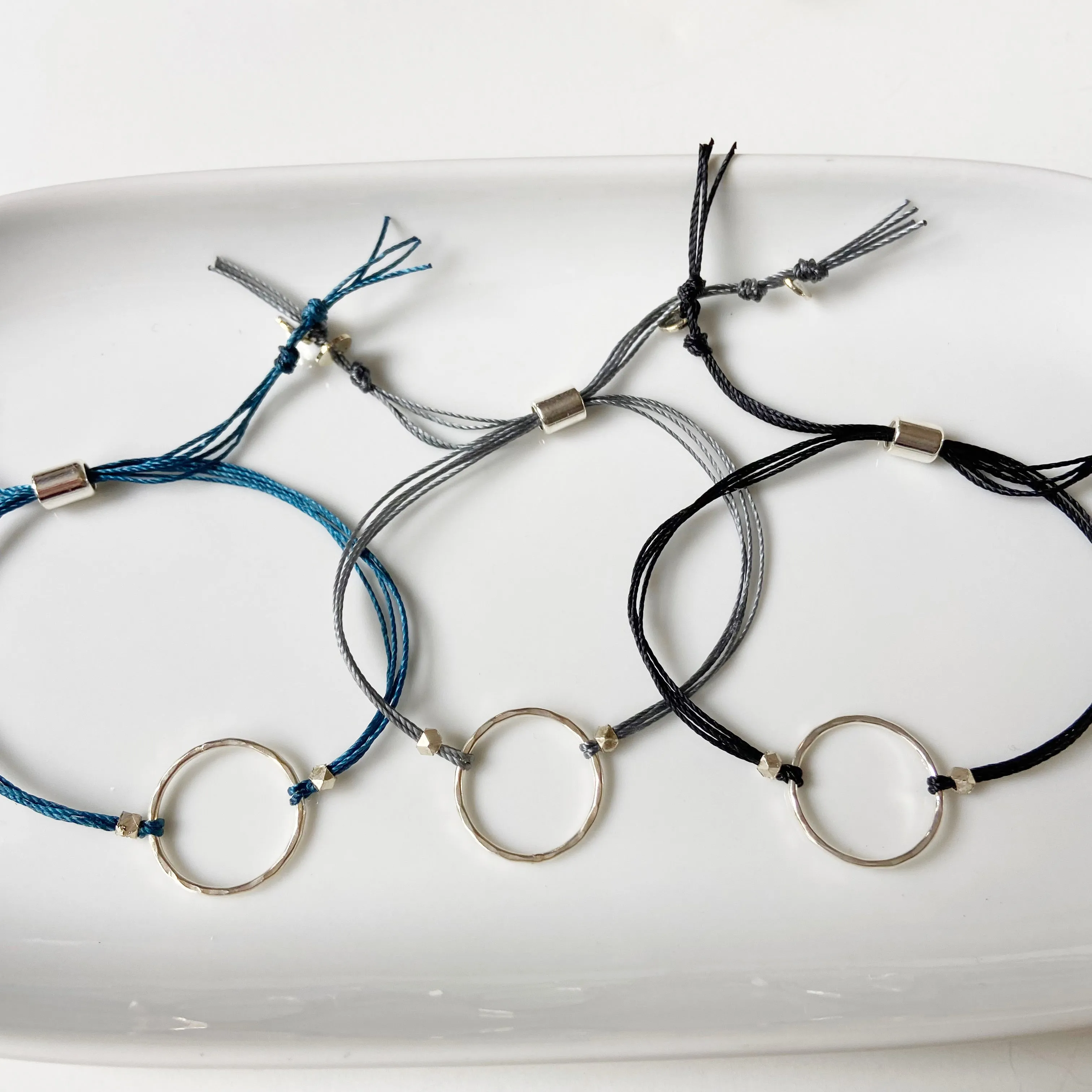 Connected- Dainty Adjustable Geometric Bracelet