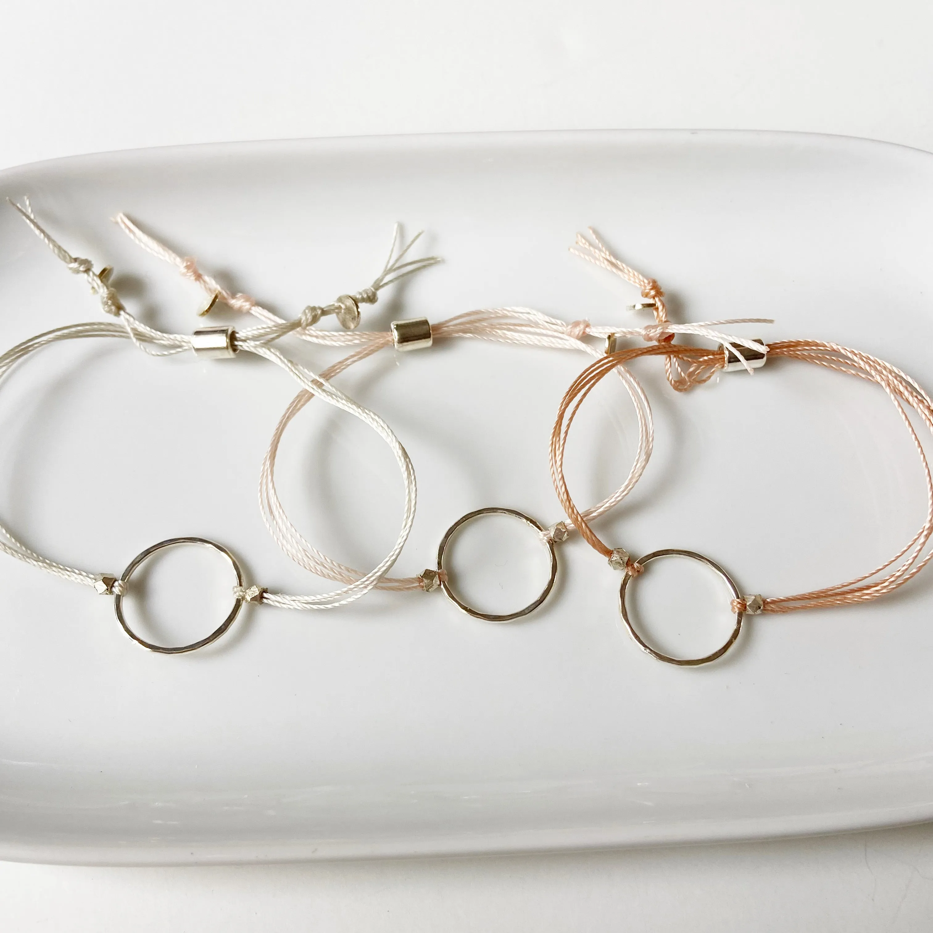 Connected- Dainty Adjustable Geometric Bracelet