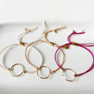 Connected- Dainty Adjustable Geometric Bracelet