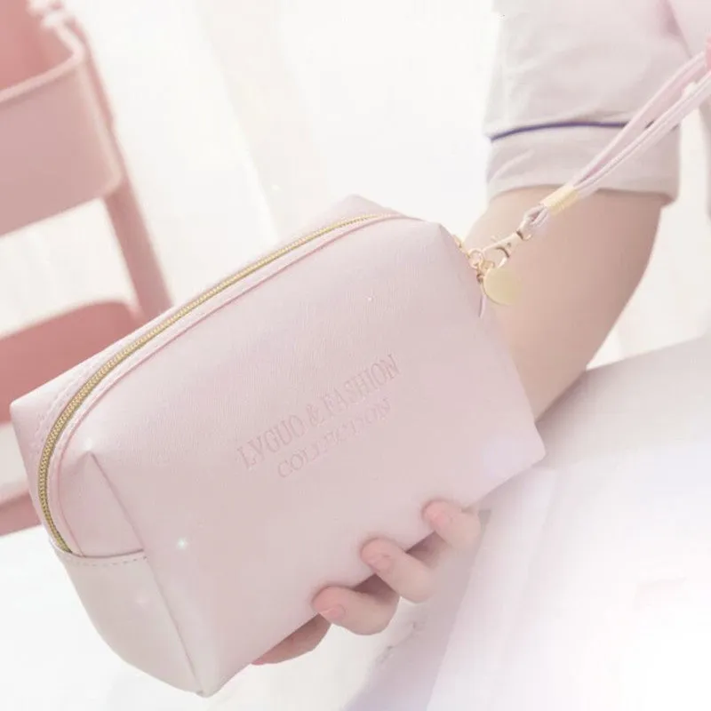 Cosmetic Makeup Bag Purse Pouch Travel Beauty Zipper Organizer Bag Gifts
