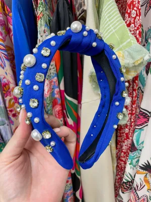 Crowning Glory Headband in Royal