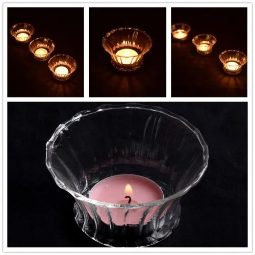 Crystal Glass Candle Holder