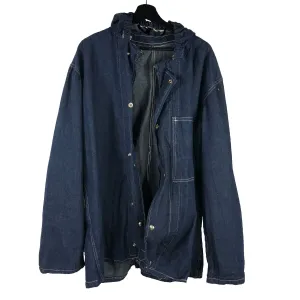 Custom 1940s Indigo Cutdown Selvage Denim Smock