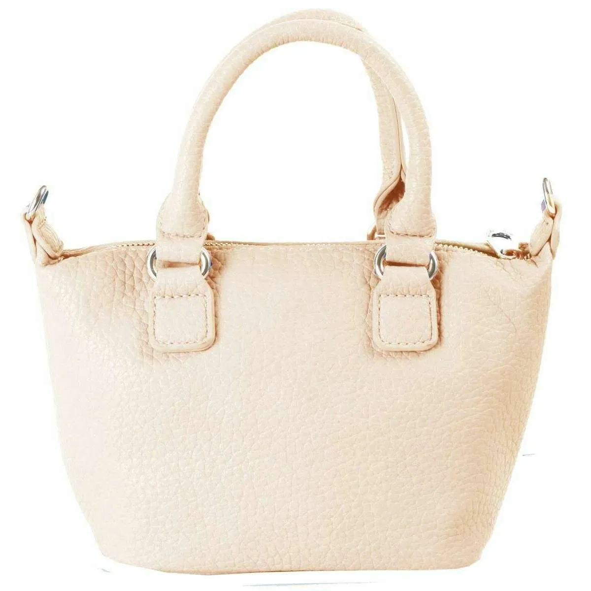 David Jones Small Grab Handbag - Ivory Grey