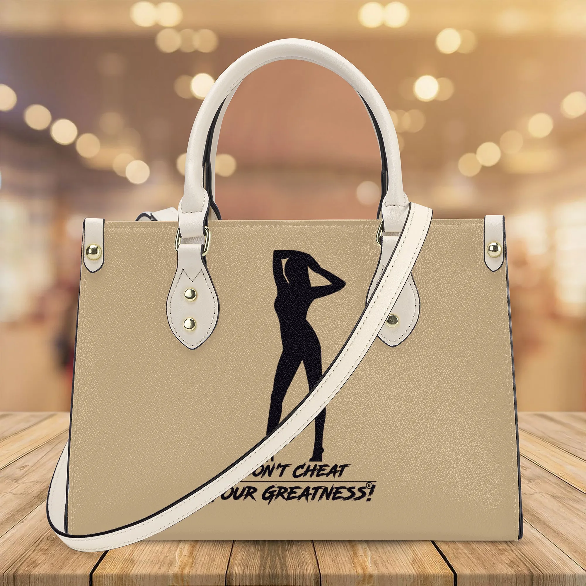 DCYG  Xclusive Luxury Women PU Tote Bag - White