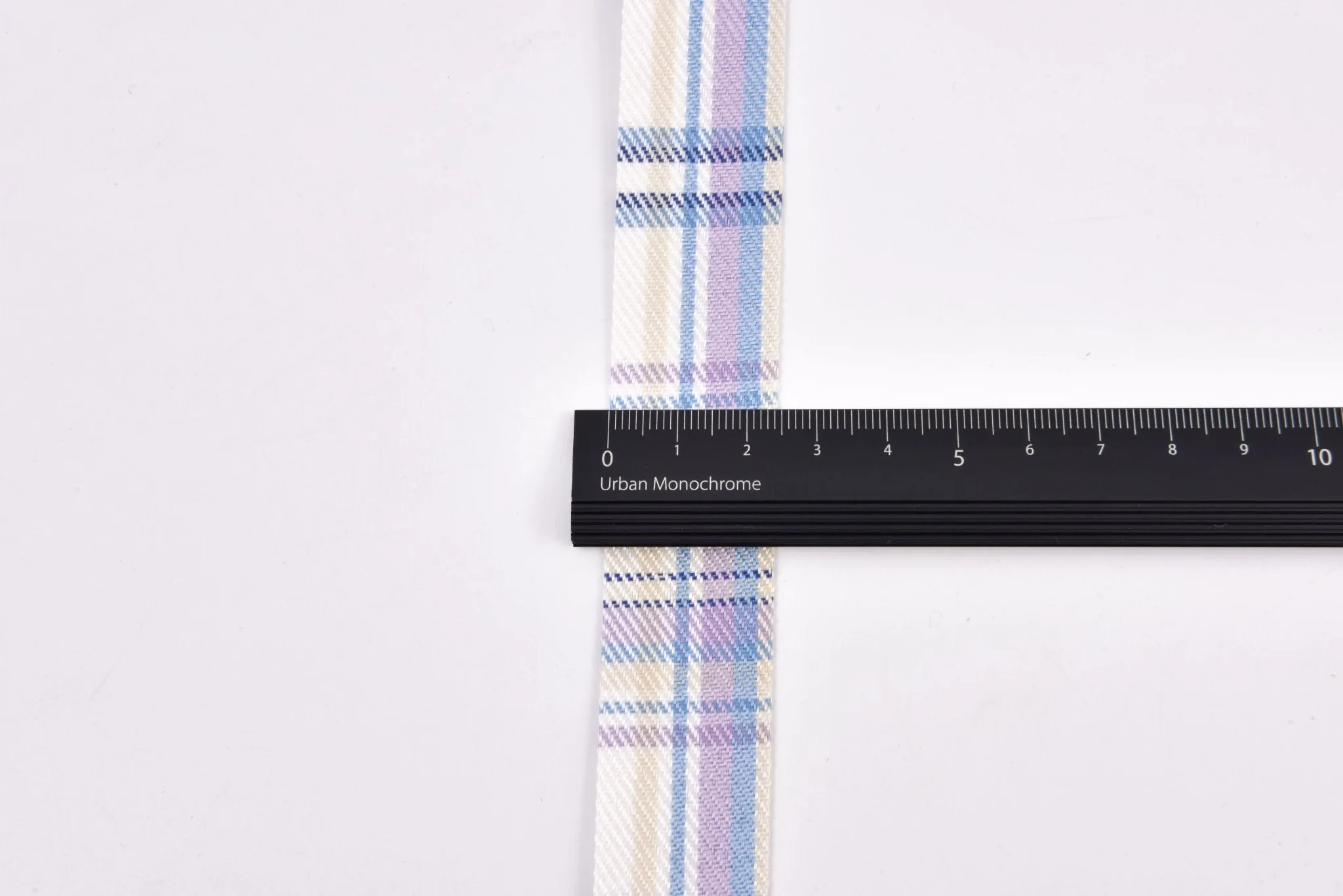 Denim Webbing Plaid Checks Ribbon