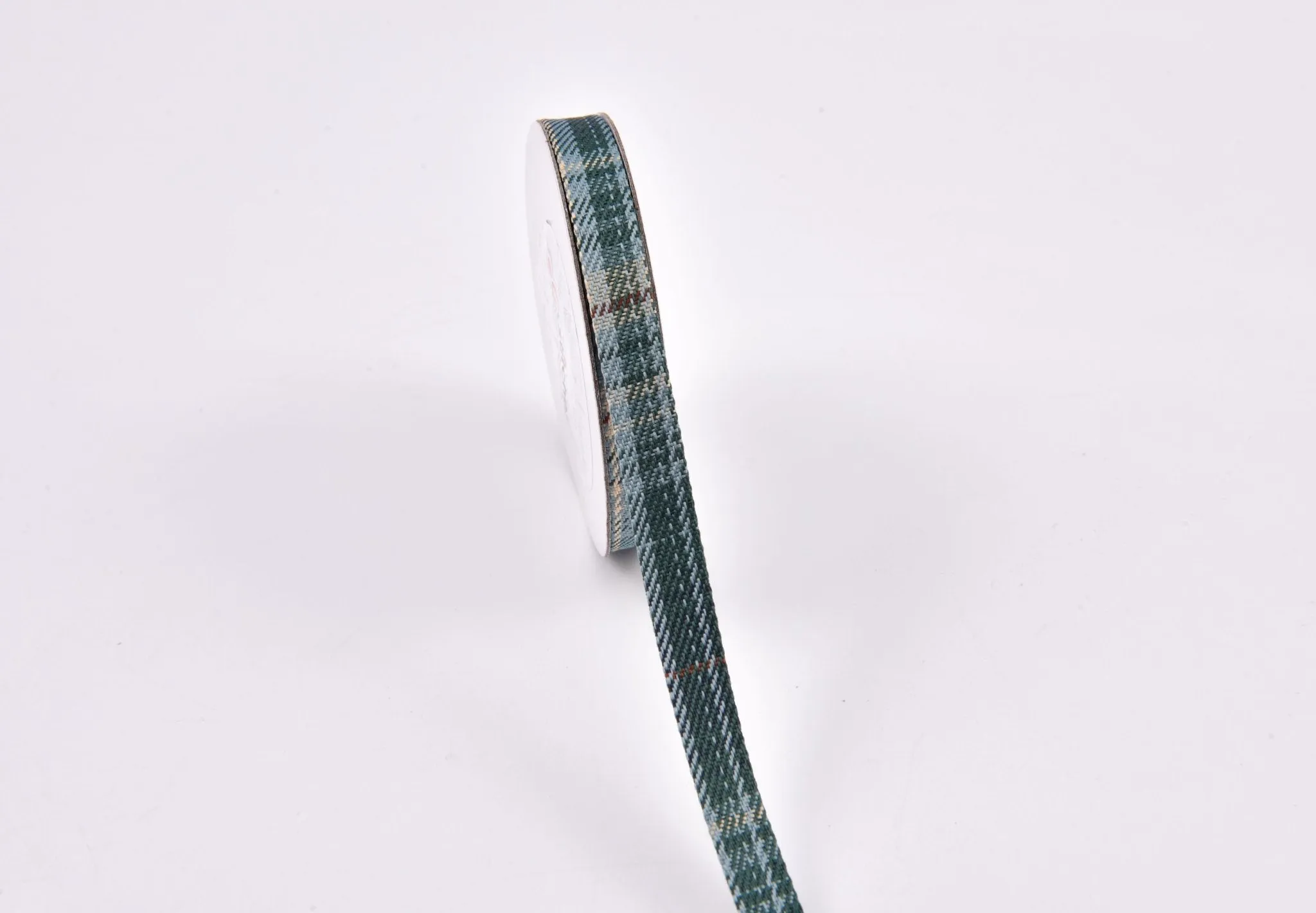 Denim Webbing Plaid Checks Ribbon