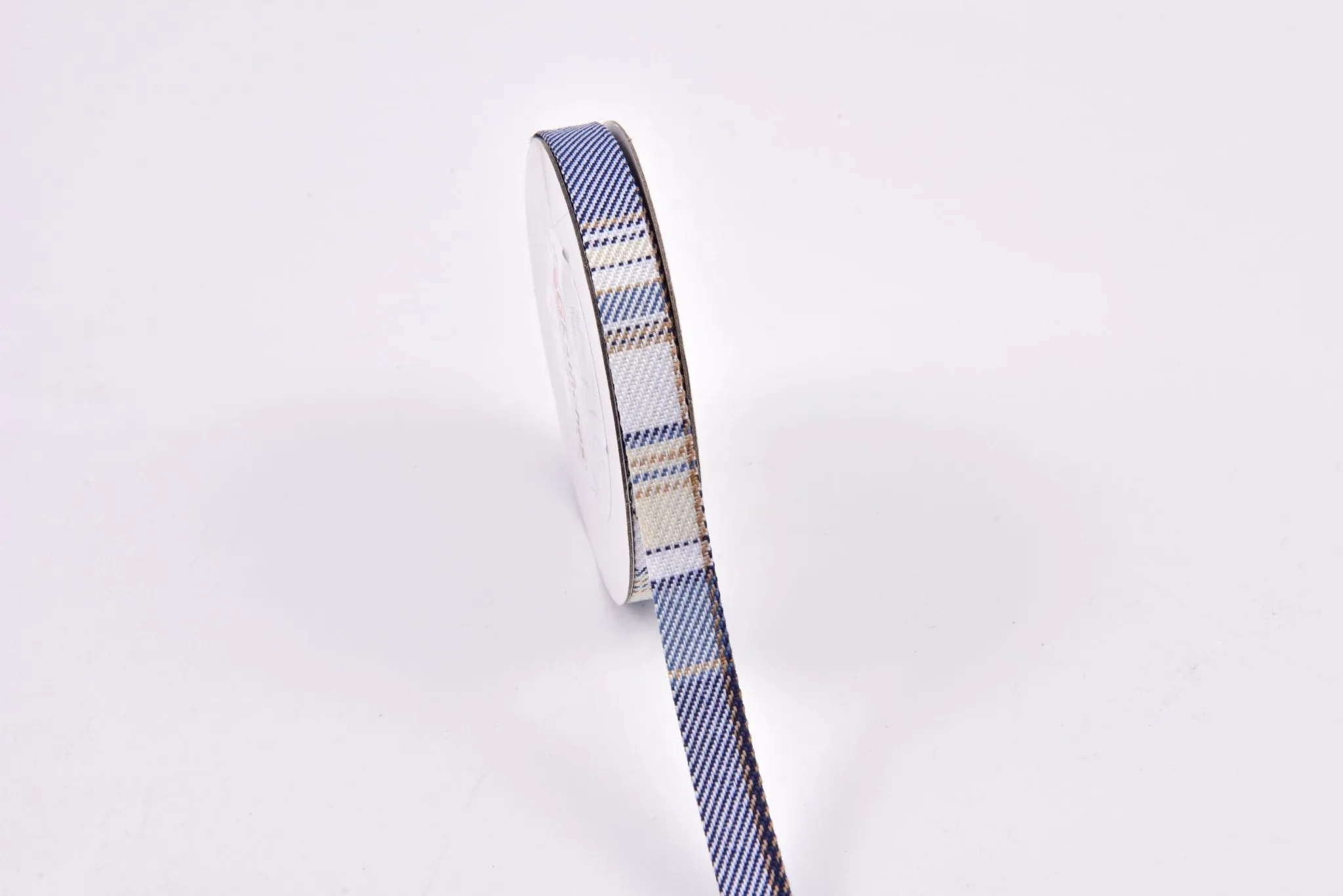 Denim Webbing Plaid Checks Ribbon