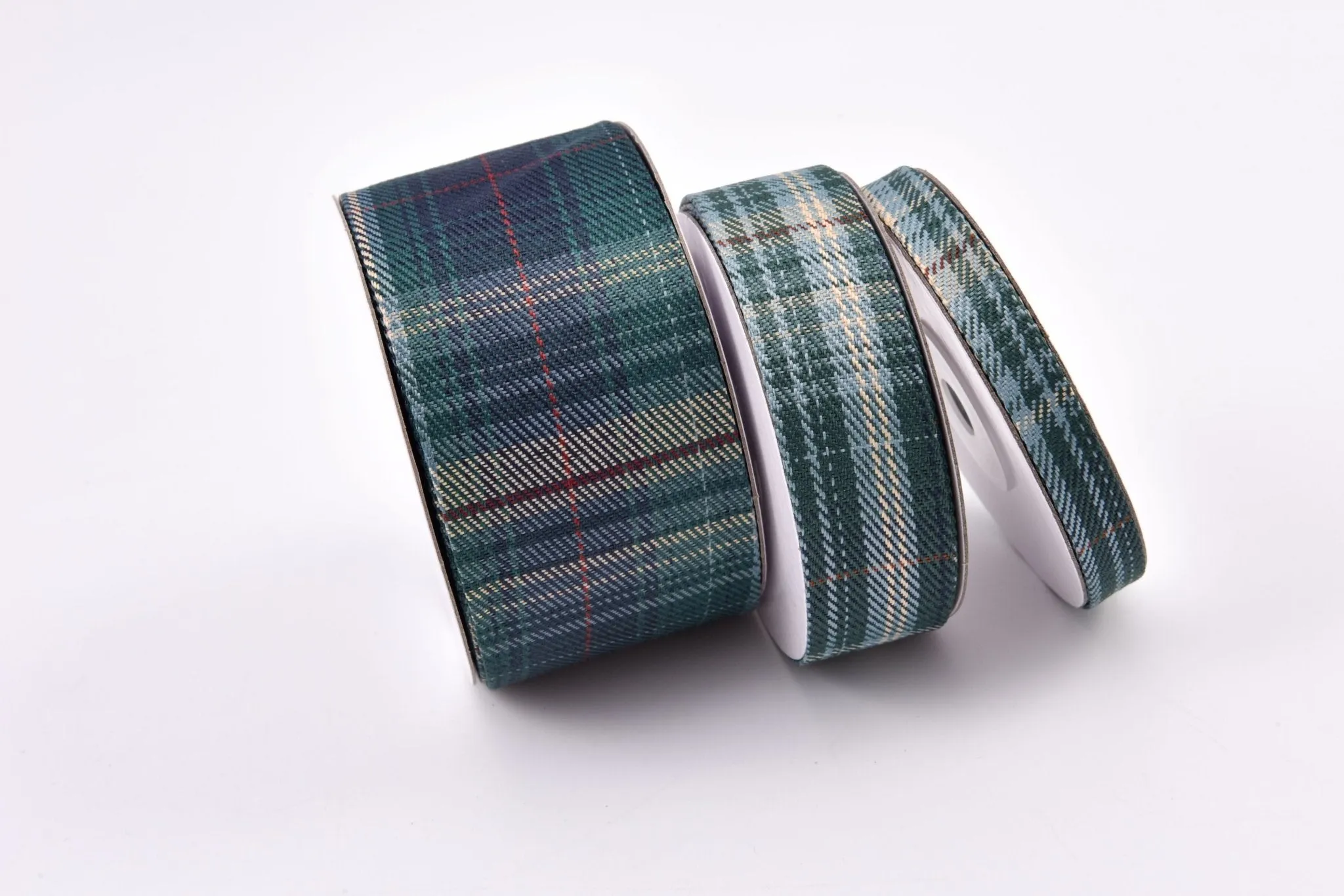 Denim Webbing Plaid Checks Ribbon
