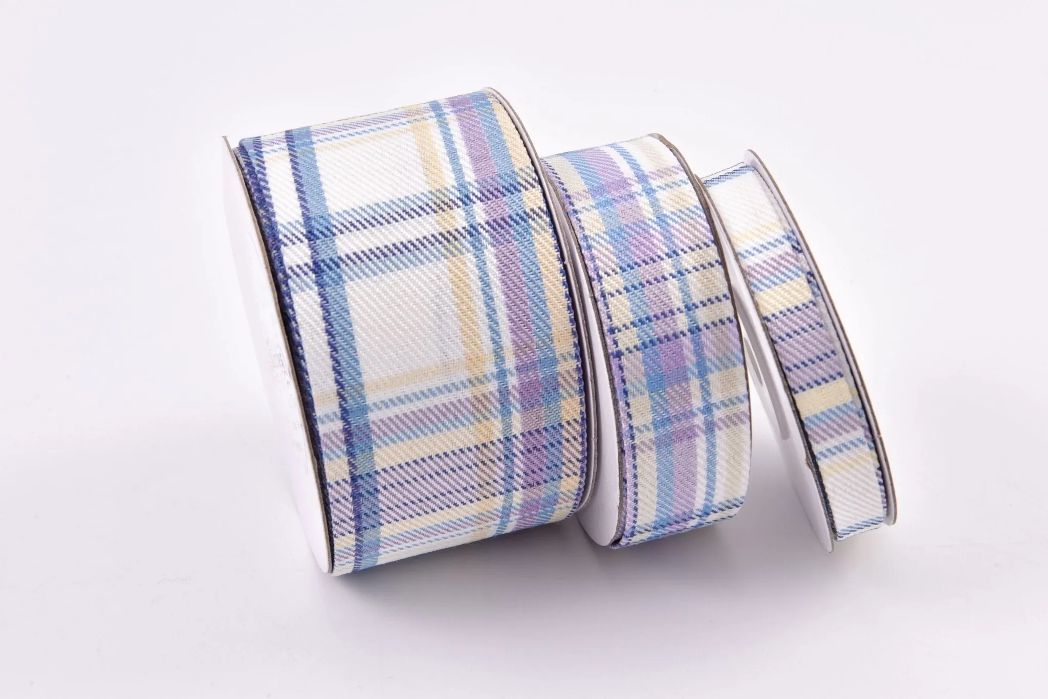 Denim Webbing Plaid Checks Ribbon