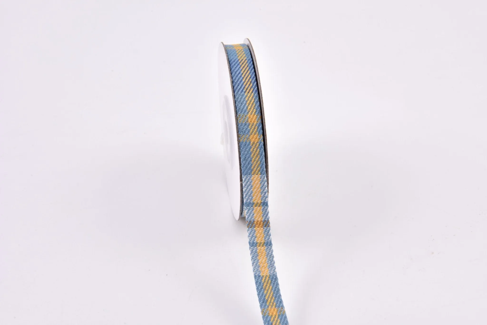 Denim Webbing Plaid Checks Ribbon