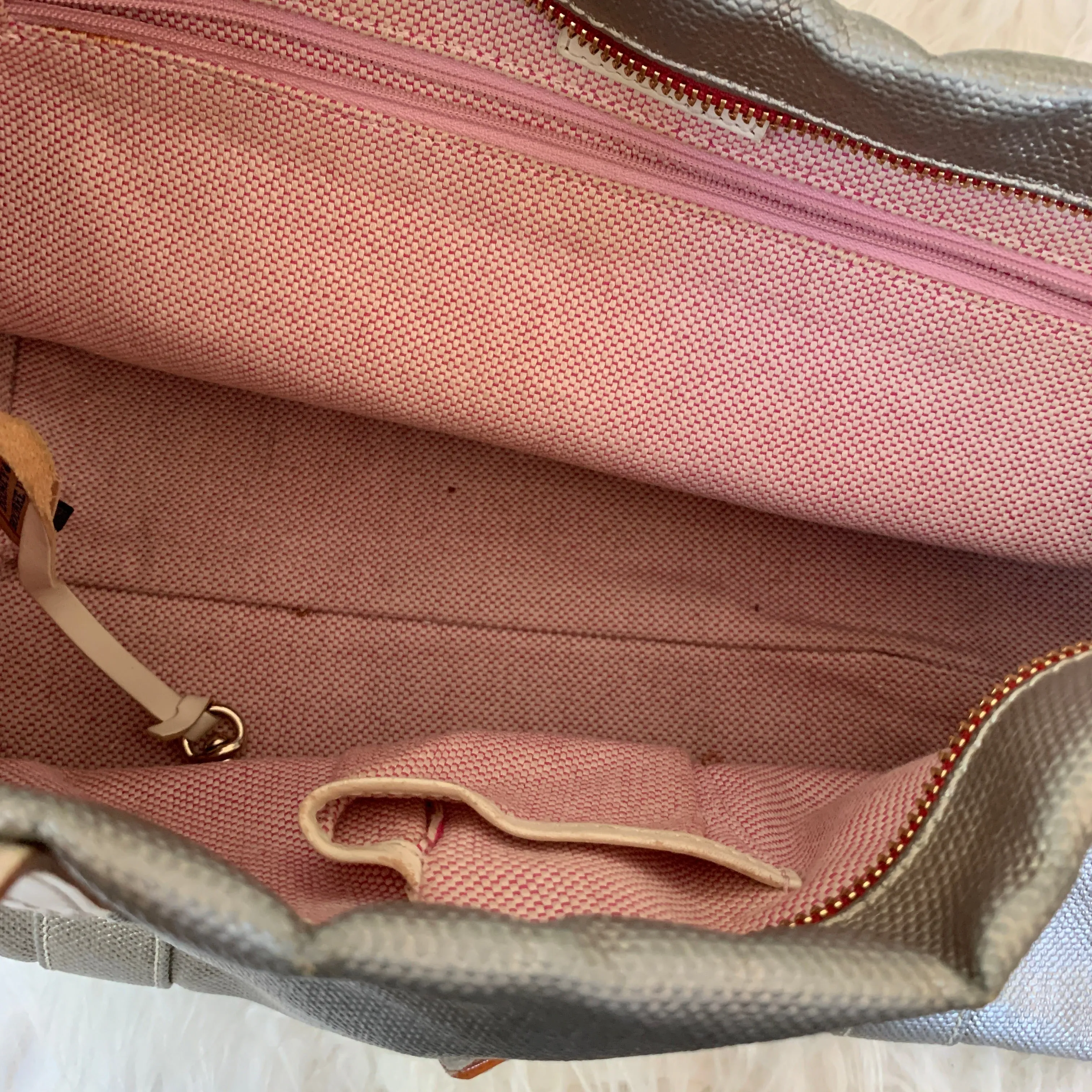 Dooney Bourne Silver Shoulder Bag