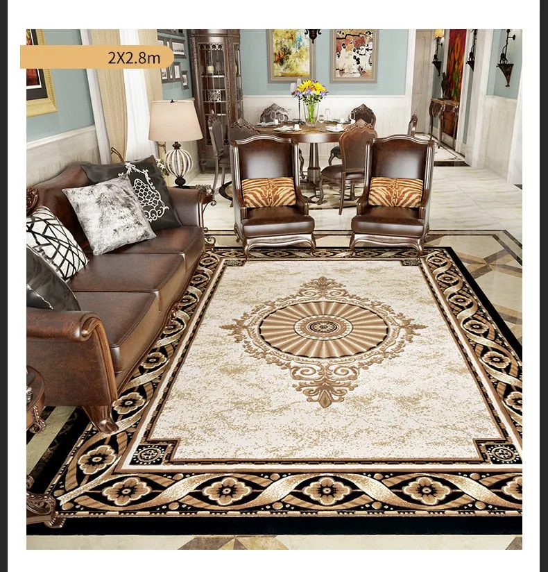 Elegant Villa Carpet Luxurious  Living Room Rugs