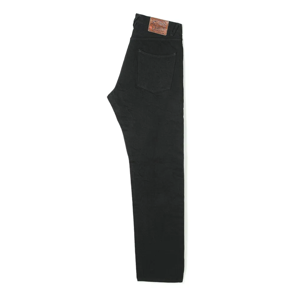 ENCINITAS 13oz Selvedge Black Denim - High-Rise Straight OW