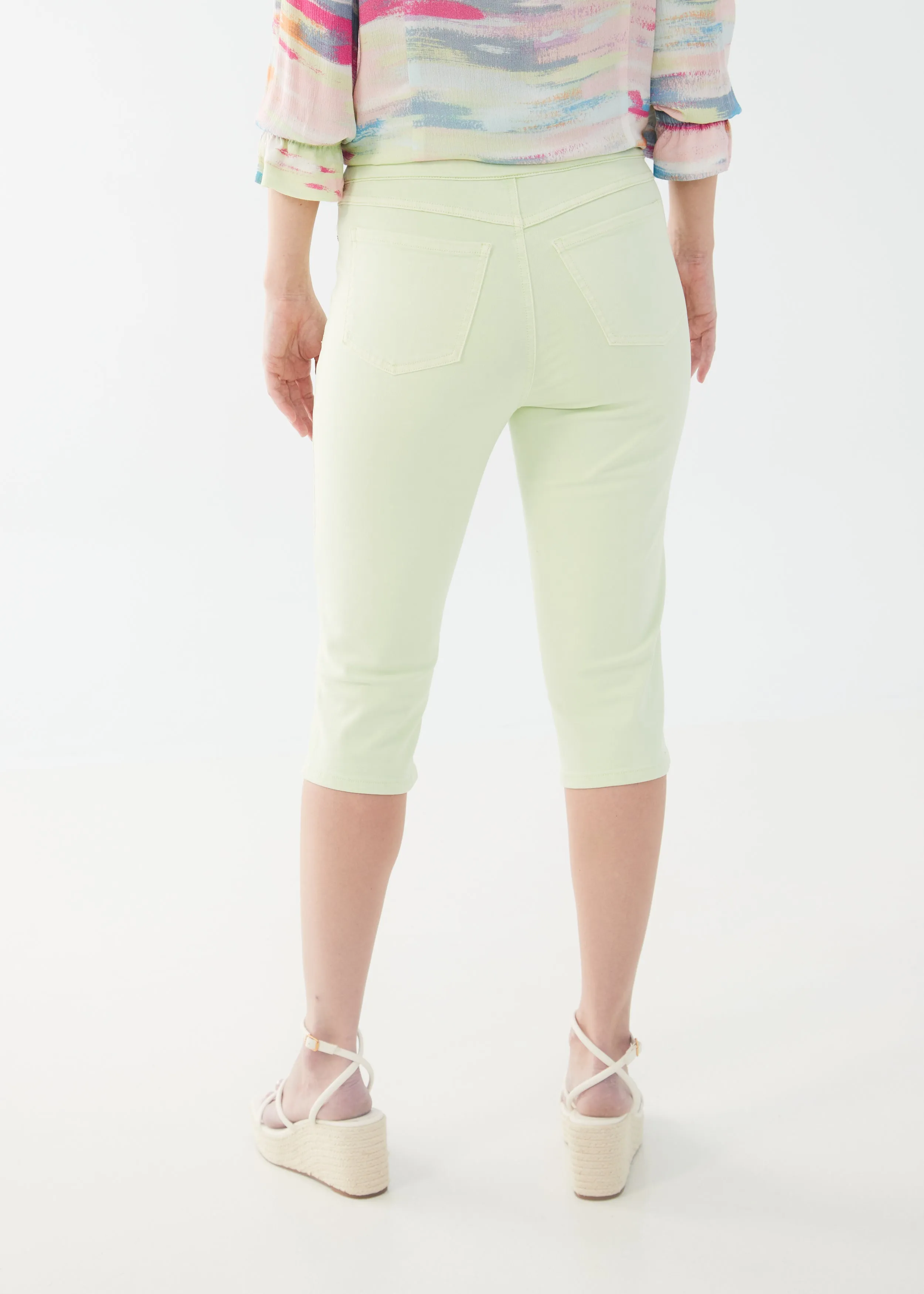 Euro Twill, Pull-On Pedal Pusher Pants