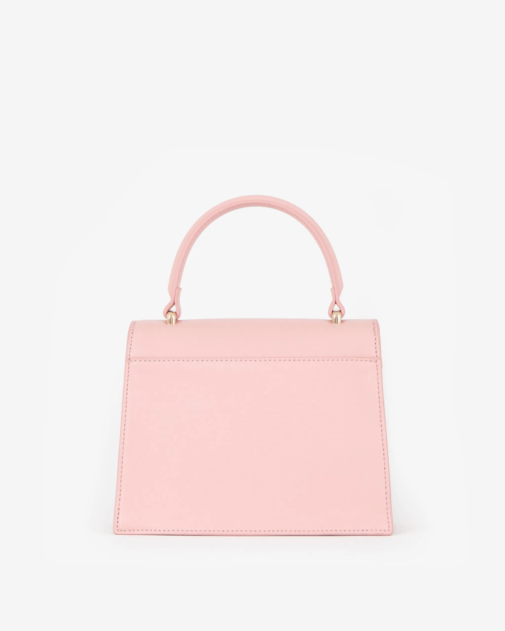 Evening Bag in Pink with Personalised Hardware