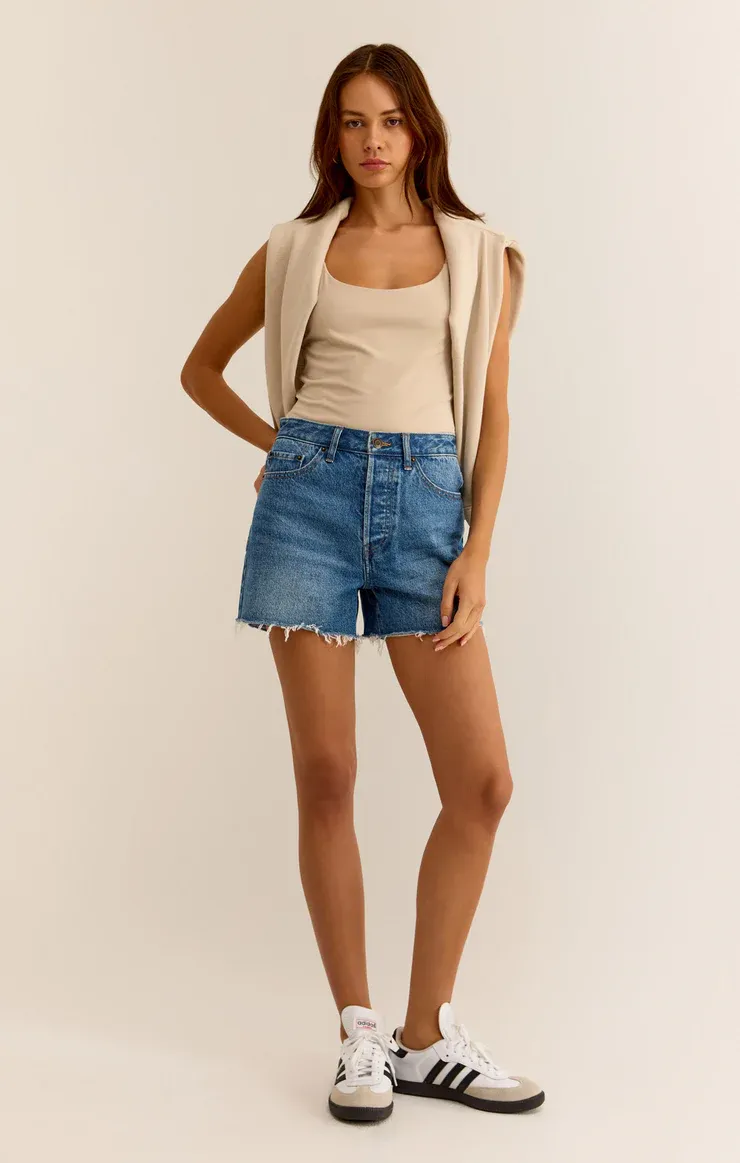 Everyday Hi-Rise Denim Shorts