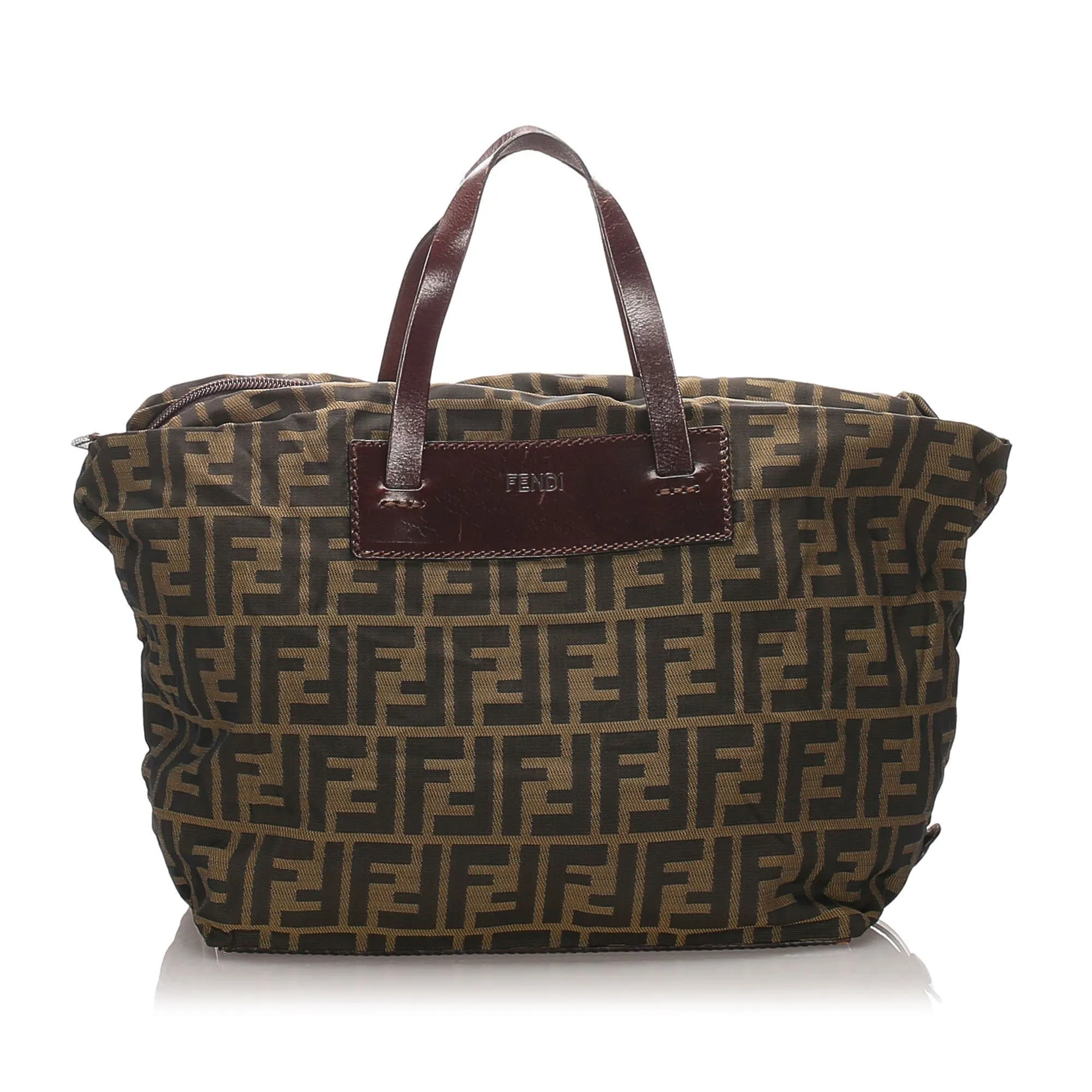 Fendi Zucca Canvas Handbag