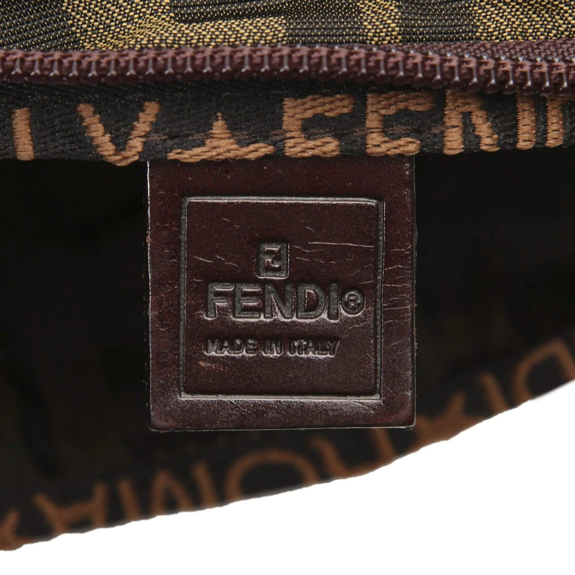 Fendi Zucca Canvas Handbag