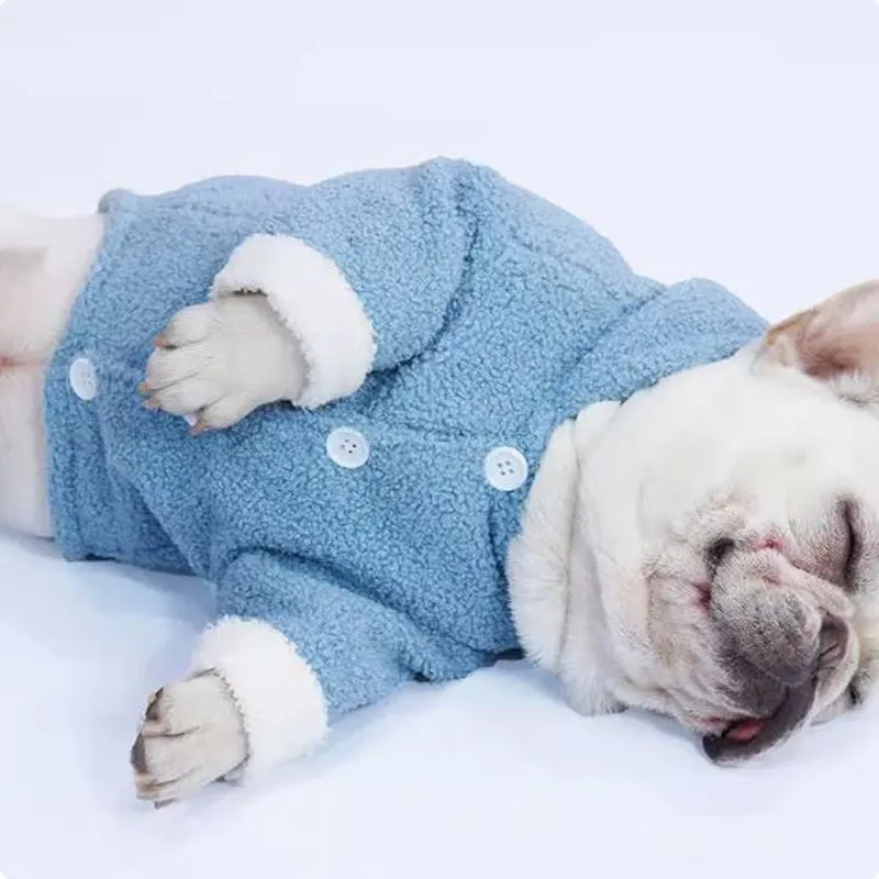 FurryChic Luxurious Plush Frenchie Hoodie