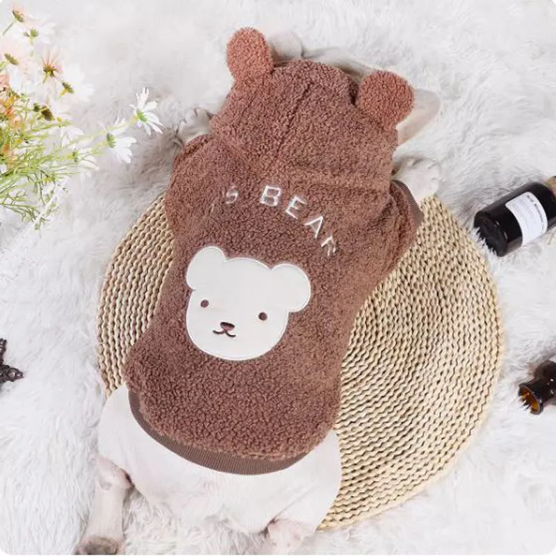 FurryChic Luxurious Plush Frenchie Hoodie