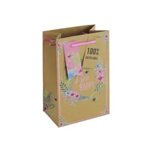 Gift Bag Perfume - Kraft Bee Happy