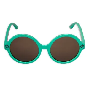 Green Round Sunglasses by Mini Rodini