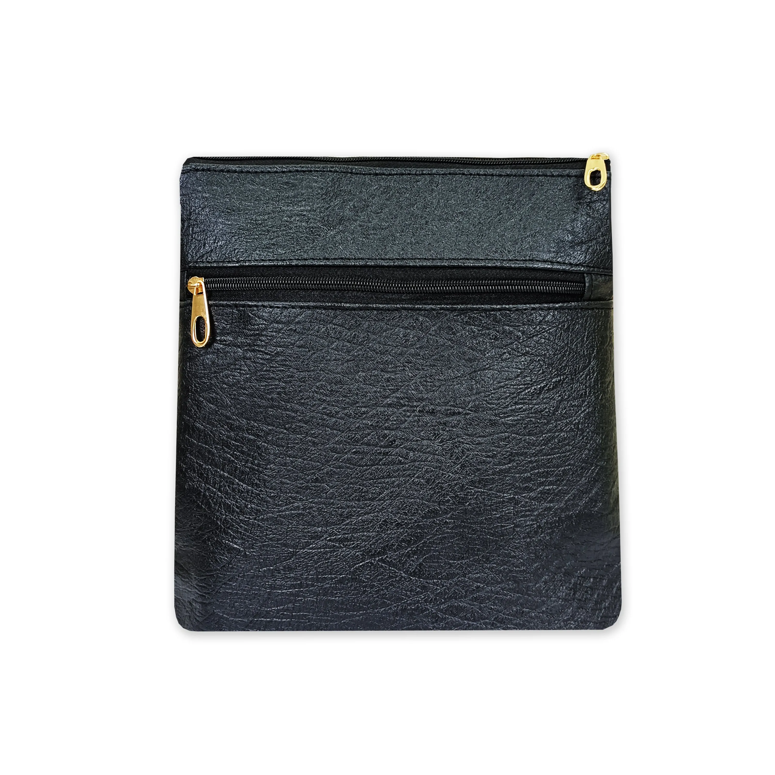Grey Checks Messenger Bag