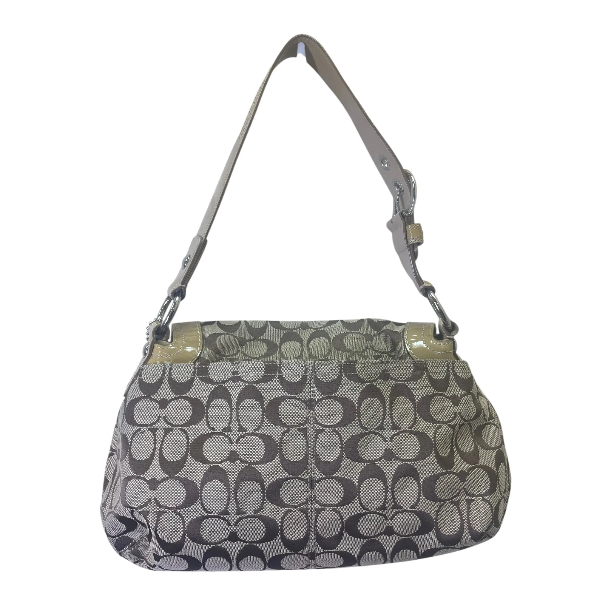 Handbag Designer By Coach In Brown & Tan, Size:Medium