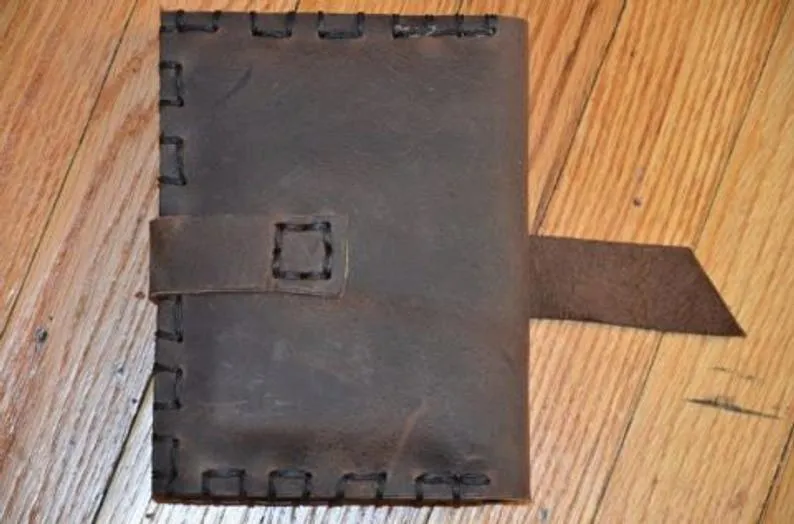 Handmade Leather Passport Portfolio