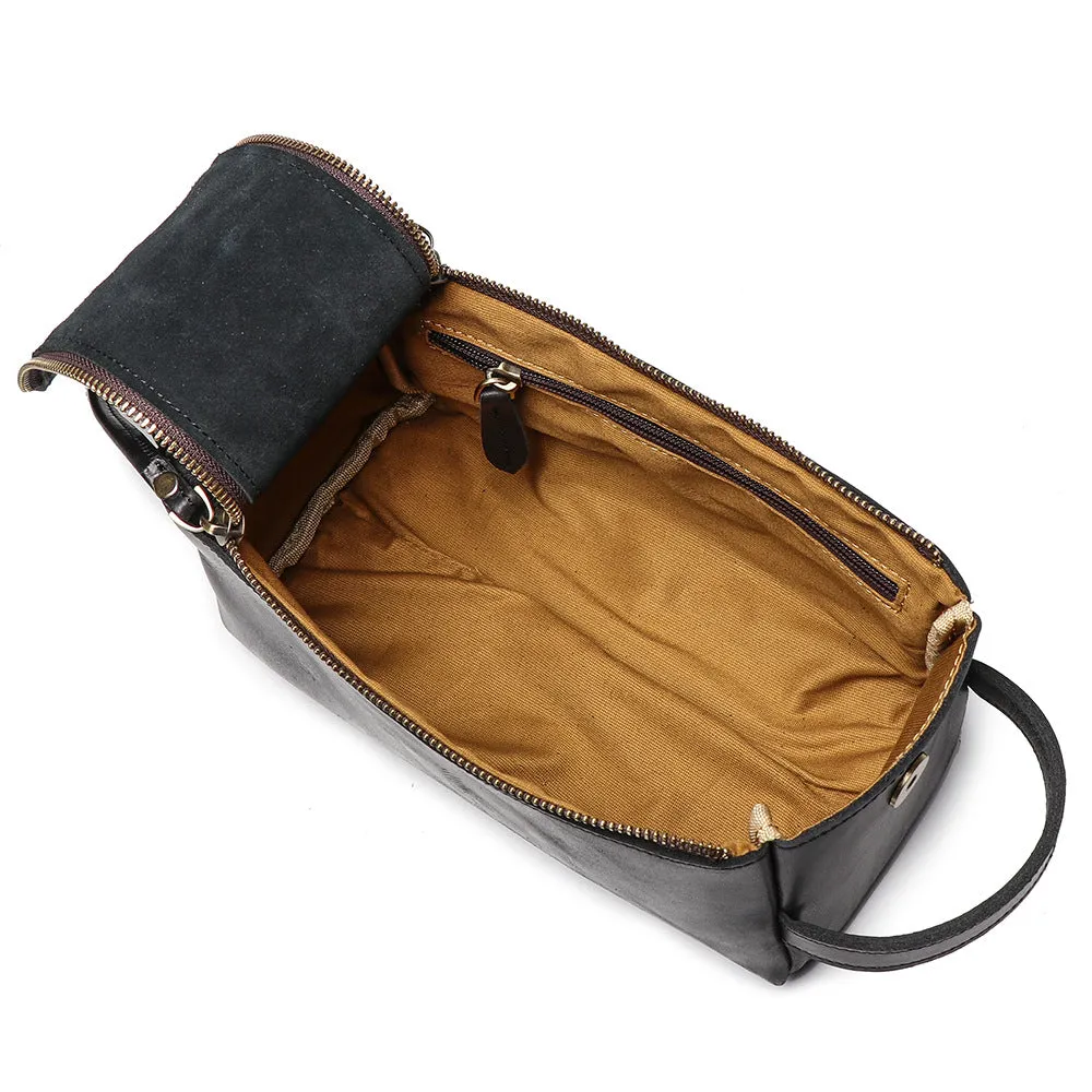 Handmade Women's Genuine Leather Wristlet Wallet Small Handbags  for Women