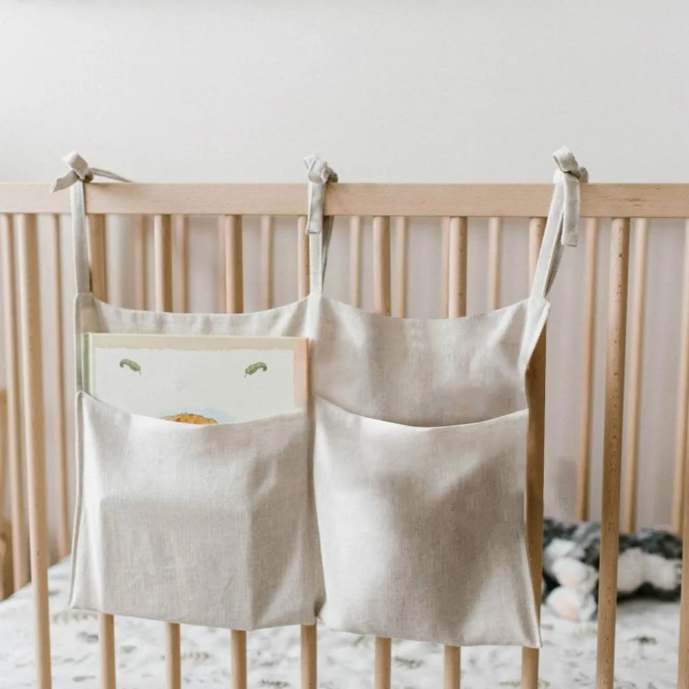 Hanging Double Pocket Diaper Organizer