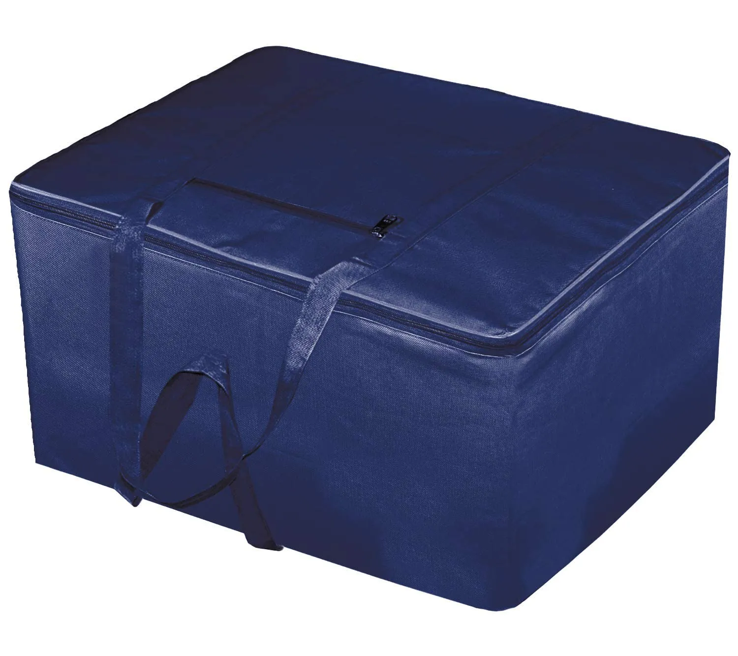 Heart Home Large Moisture Proof Wardrobe Organizer Storage Bag For Clothes With Zipper Closure and Handle- Pack of 2 (Royal Blue)-HS43HEARTH26687