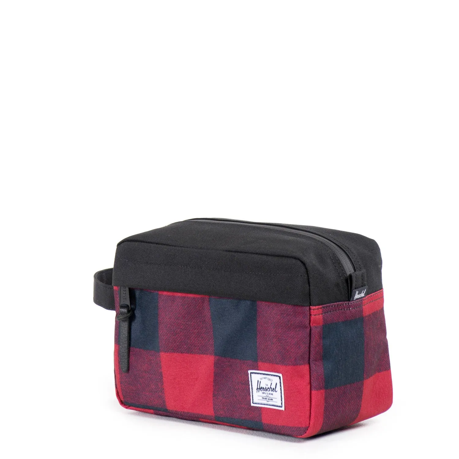 Herschel Supply Chapter Travel Kit - Buffalo Plaid & Black