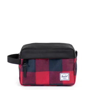 Herschel Supply Chapter Travel Kit - Buffalo Plaid & Black