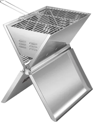 Hällmark Foldable Grill Stainless Steel | Buy Hällmark Foldable Grill Stainless Steel here | Outnorth