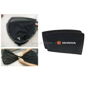 Honda N Wagon Foldable & Flexible Side Sunshade With Logo - Model 2013-2018 - Sun Shade | Parda