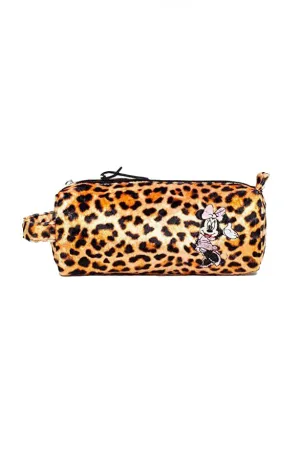 Hype Disney Minnie Leopard Pencil Case