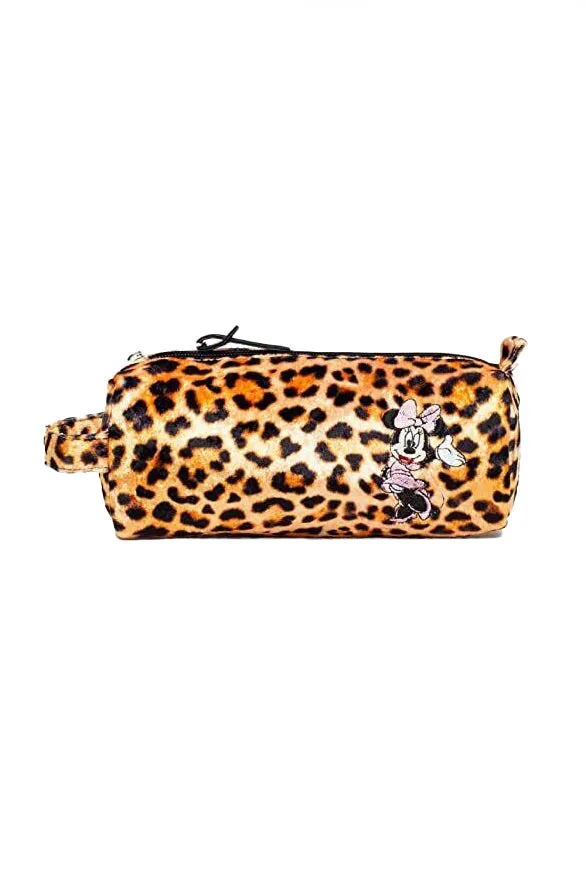 Hype Disney Minnie Leopard Pencil Case
