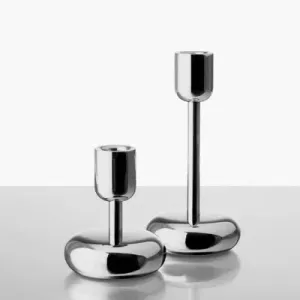 Iittala Nampula Stainless Steel Candle Holder