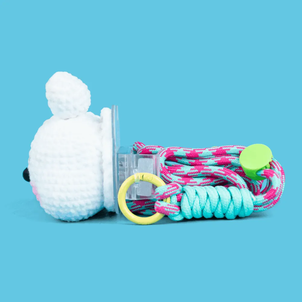 Intermediate Animals Tiger Cow Mouse Rabbit Phone Holder Crochet Kit