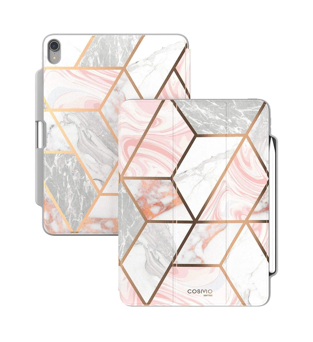 iPad Pro 11 inch (2018) Cosmo Case-Marble Pink
