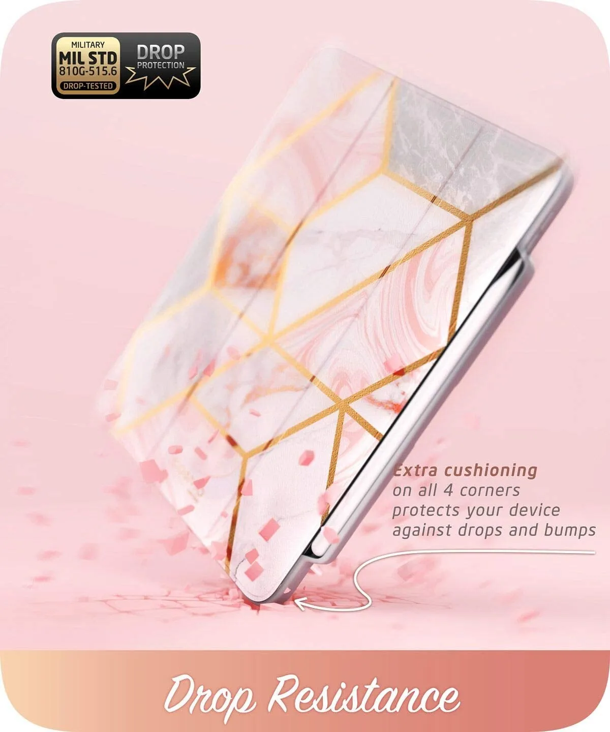 iPad Pro 11 inch (2018) Cosmo Case-Marble Pink