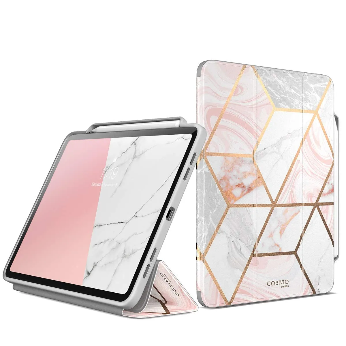 iPad Pro 11 inch (2018) Cosmo Case-Marble Pink