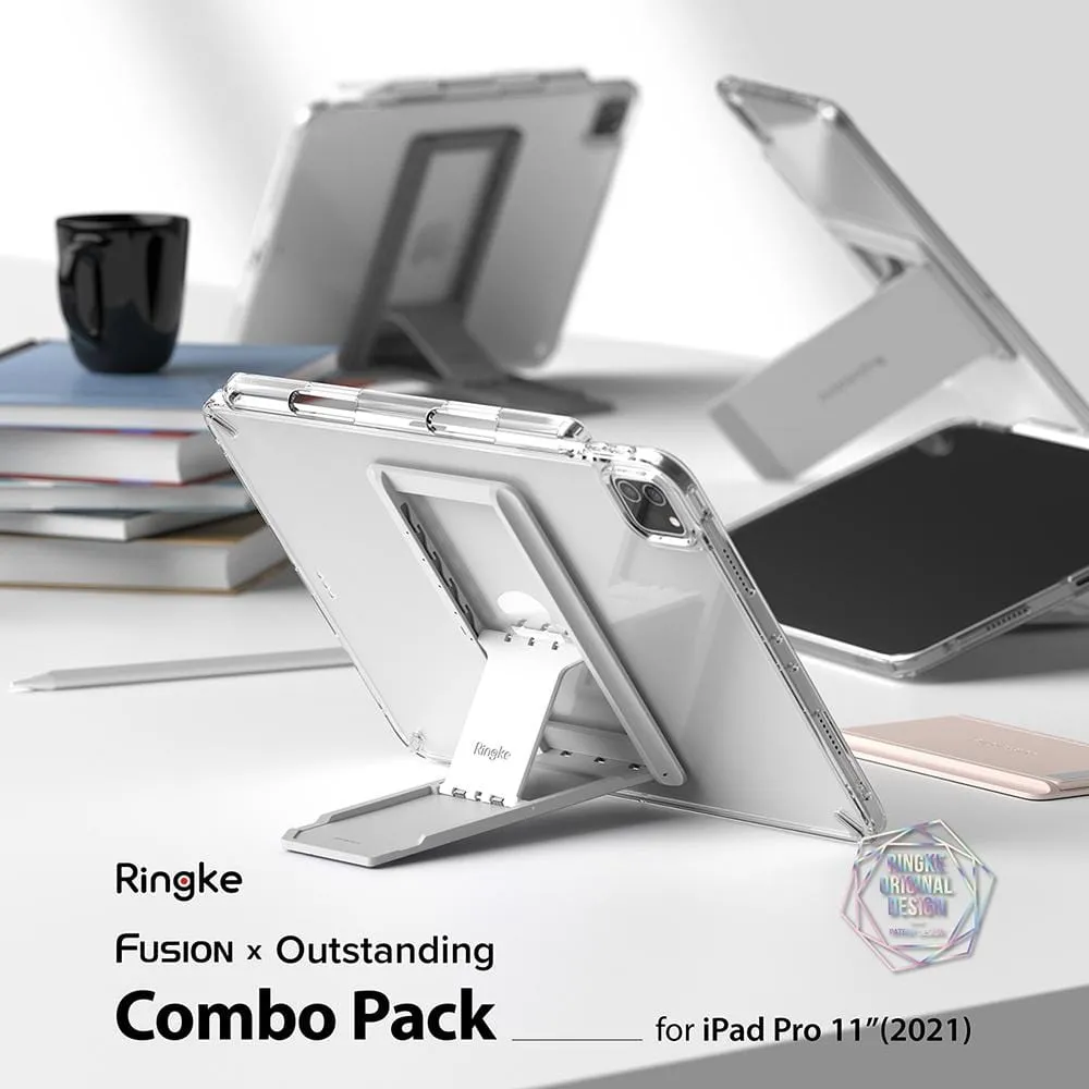 iPad Pro (11") 2021 Fusion Clear Case with Stand By Ringke